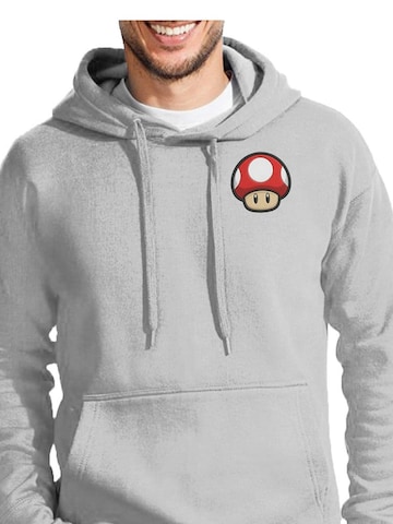 Blondie & Brownie Sweatshirt 'PilzFacePatch' in Grey: front