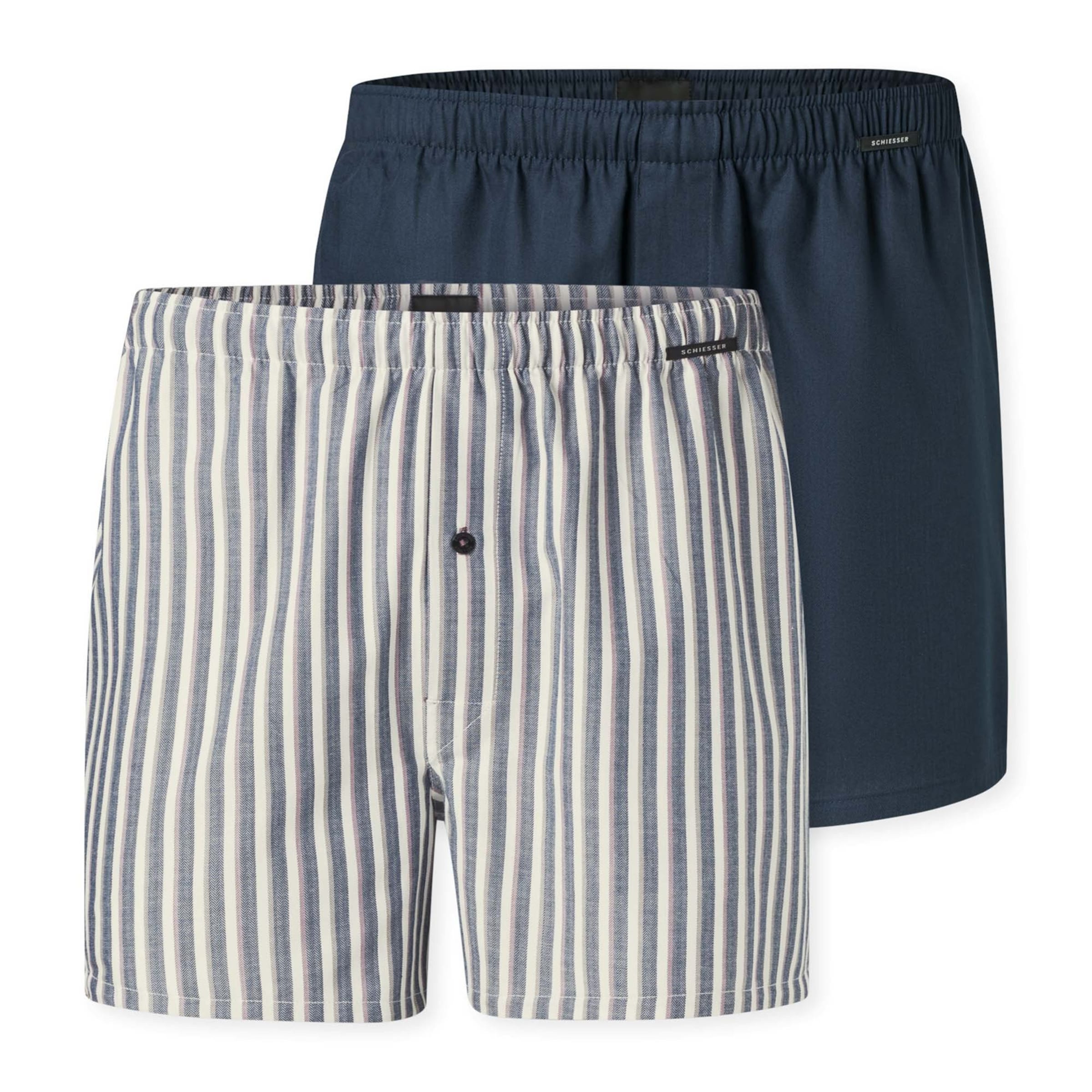 SCHIESSER Bokserki w kolorze niebieski: przód