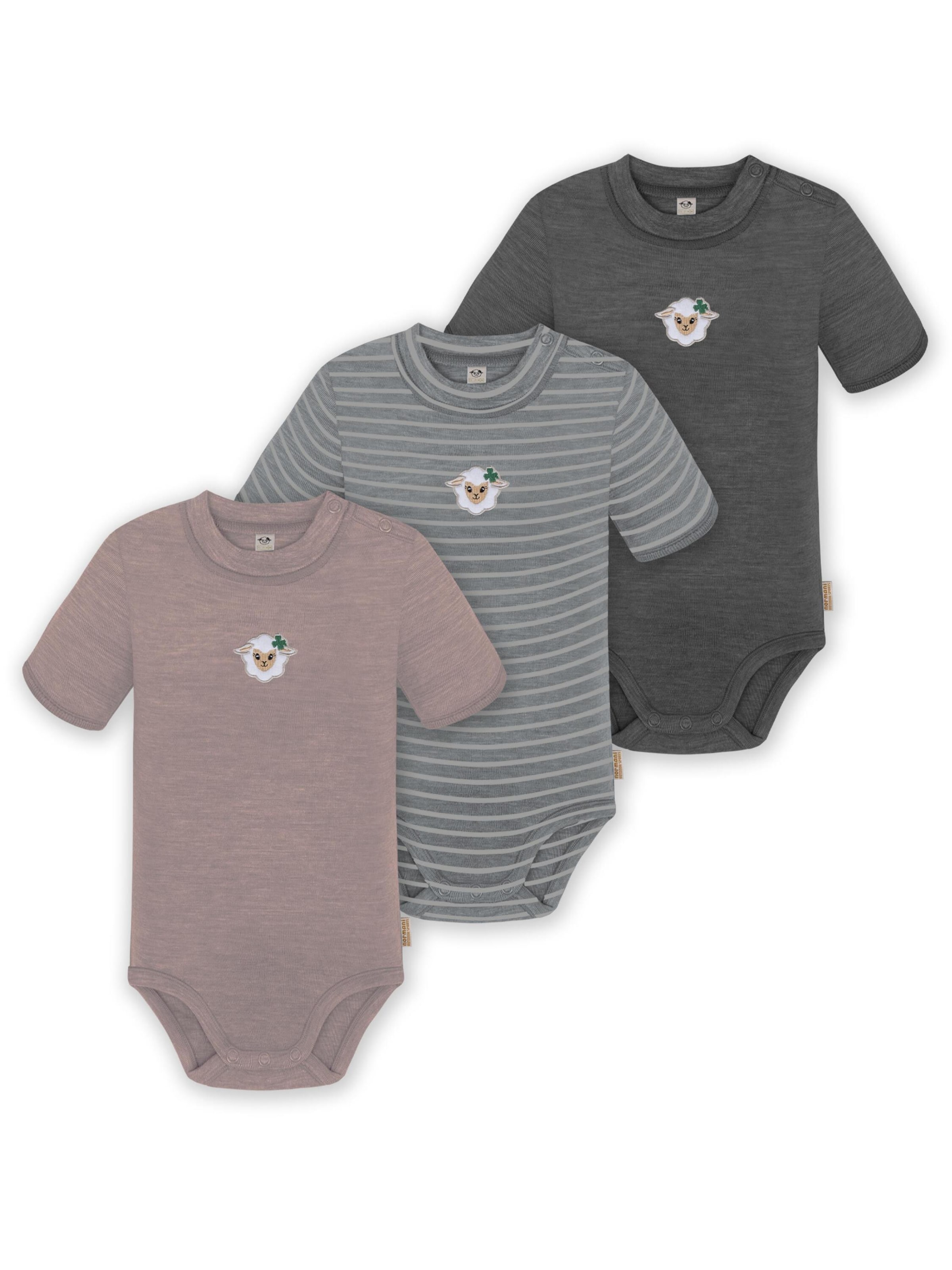 normani Rompertje/body 'Tihoi' in Grijs: voorkant