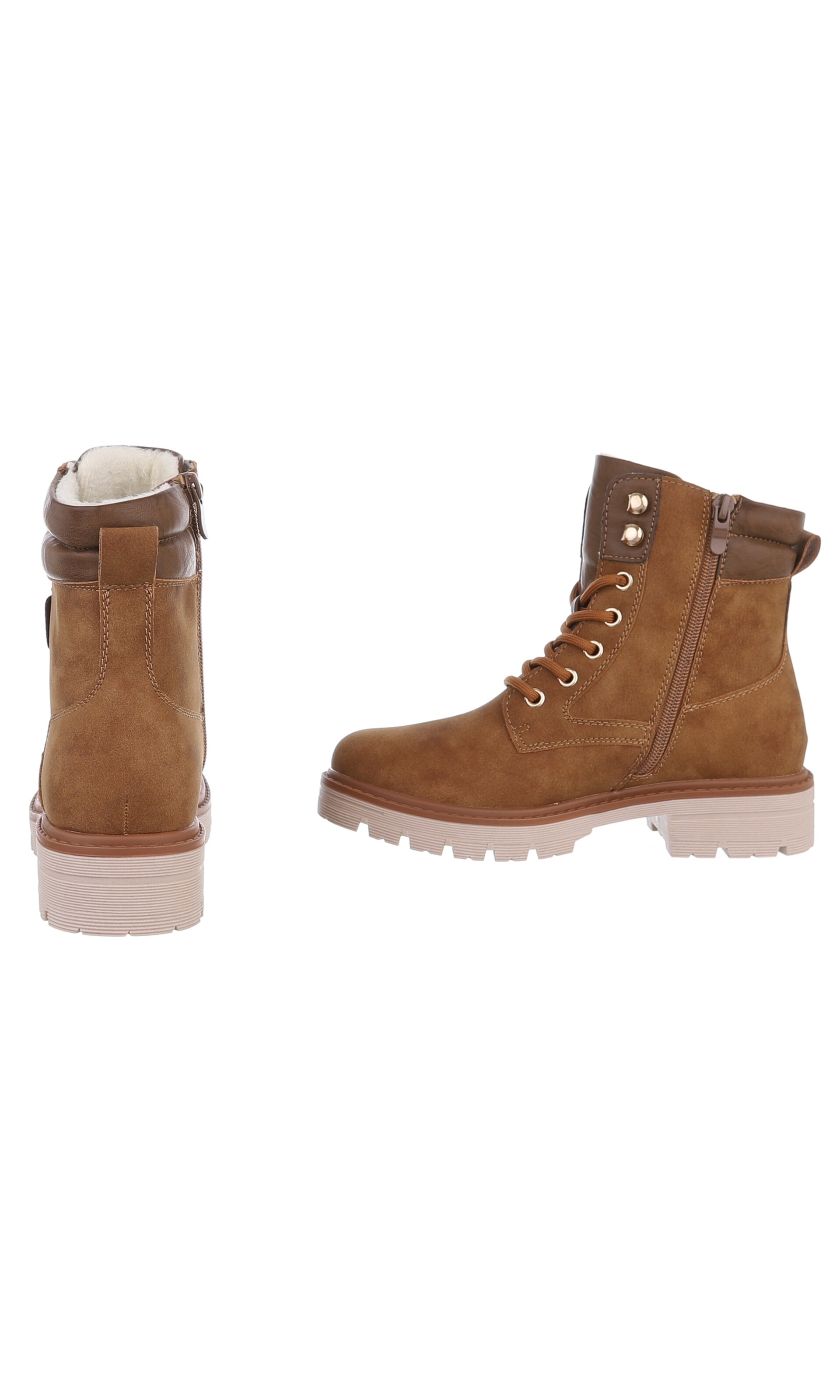 Ital-Design Stiefelette in Braun