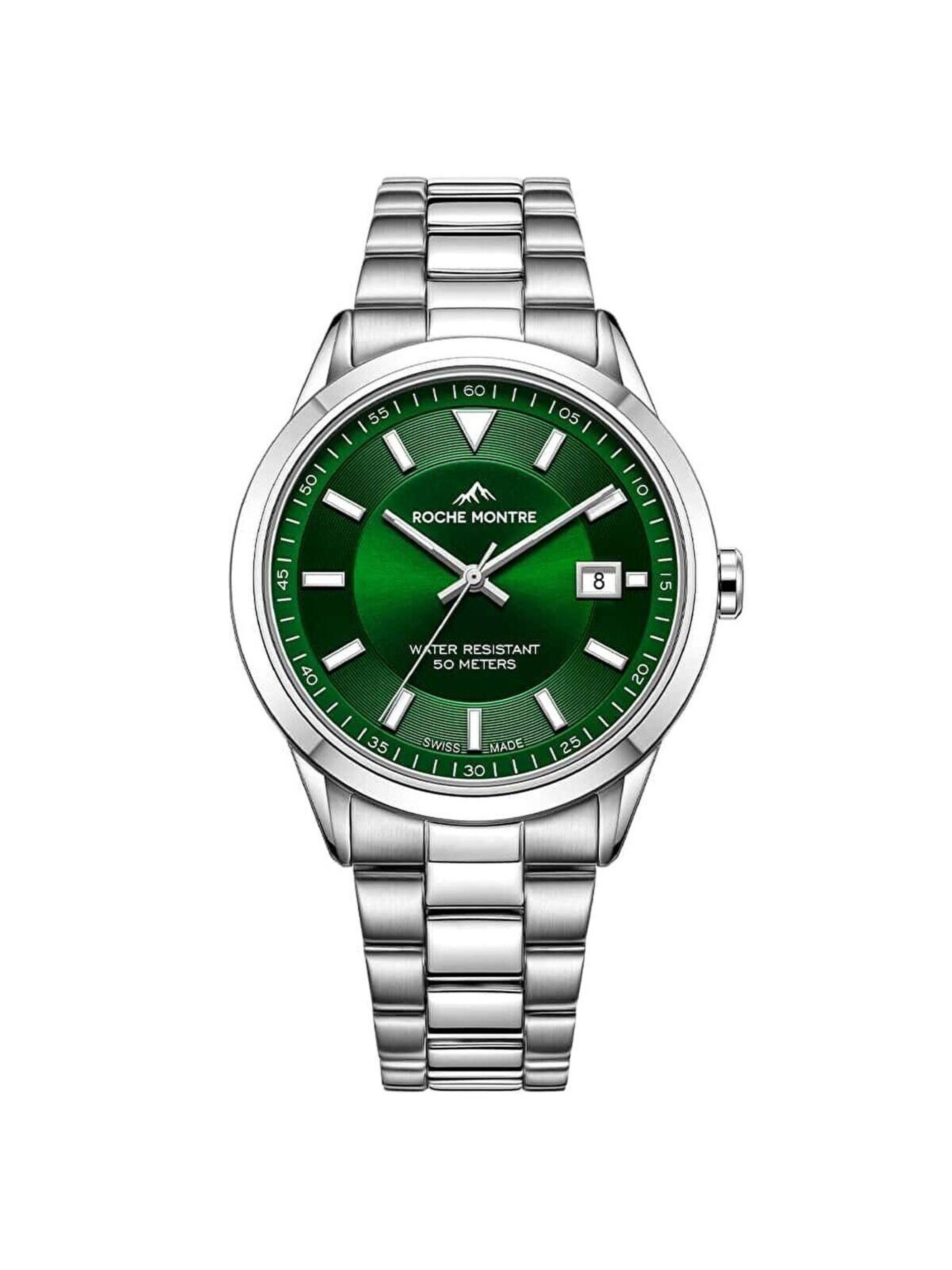 Roche Montre Analog watch 'RMG6007-02' in Silver: front