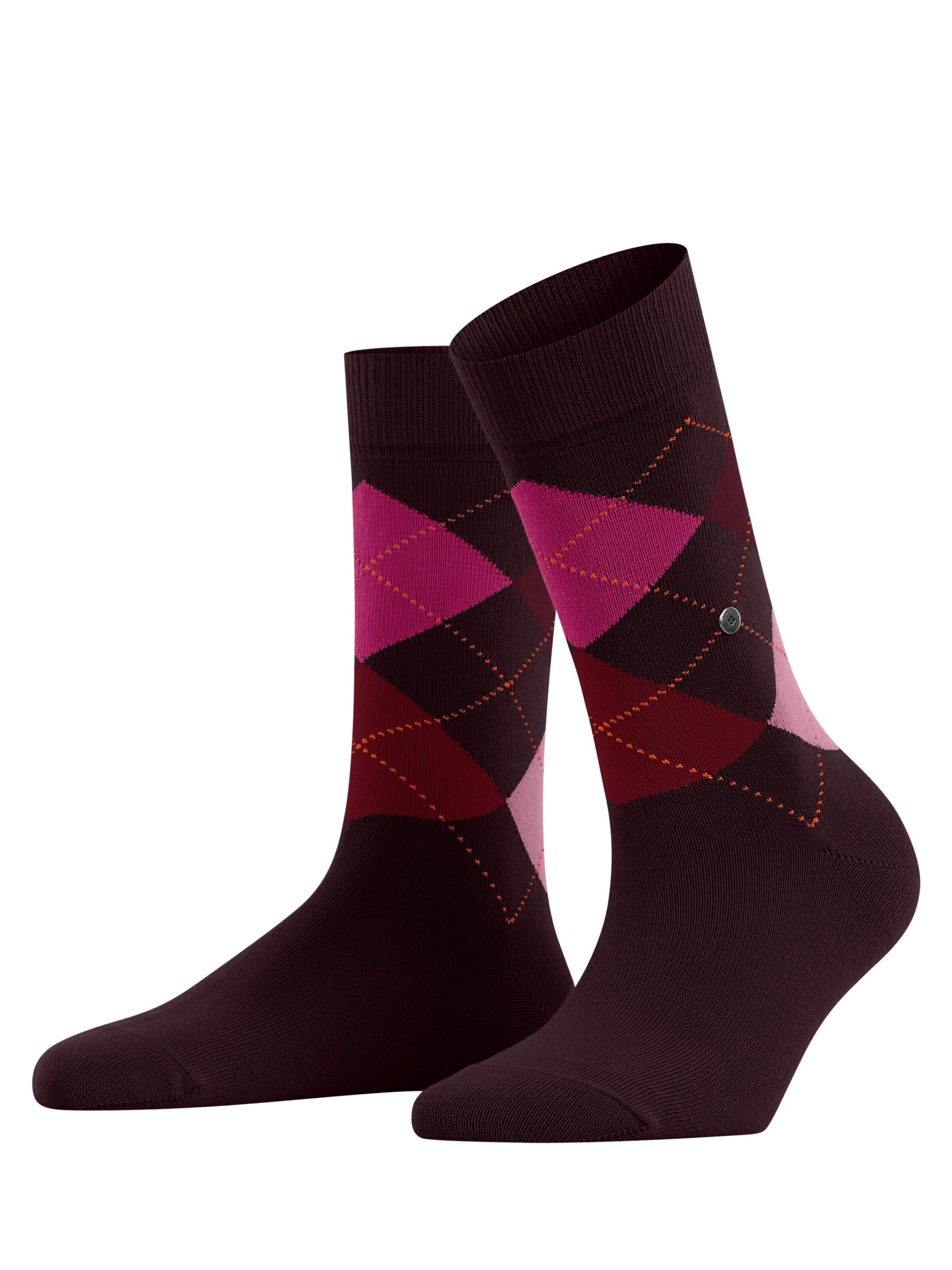 BURLINGTON Socks 'Queen' in Purple: front