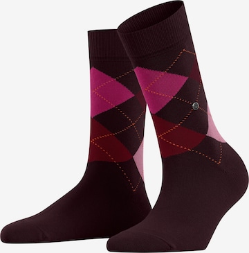 BURLINGTON Socks 'Queen' in Purple: front