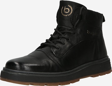 bugatti Lace-up boots 'Atlanta' in Black: front