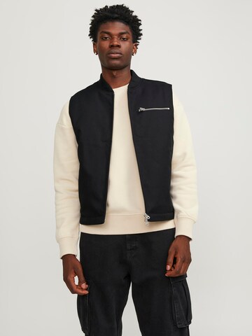 Gilet 'Collective Worker' JACK & JONES en noir : devant