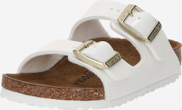 BIRKENSTOCK Ανοικτά παπούτσια 'Arizona' σε λευκό: μπροστά