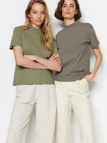 Trendyol Shirt in Grijs: voorkant