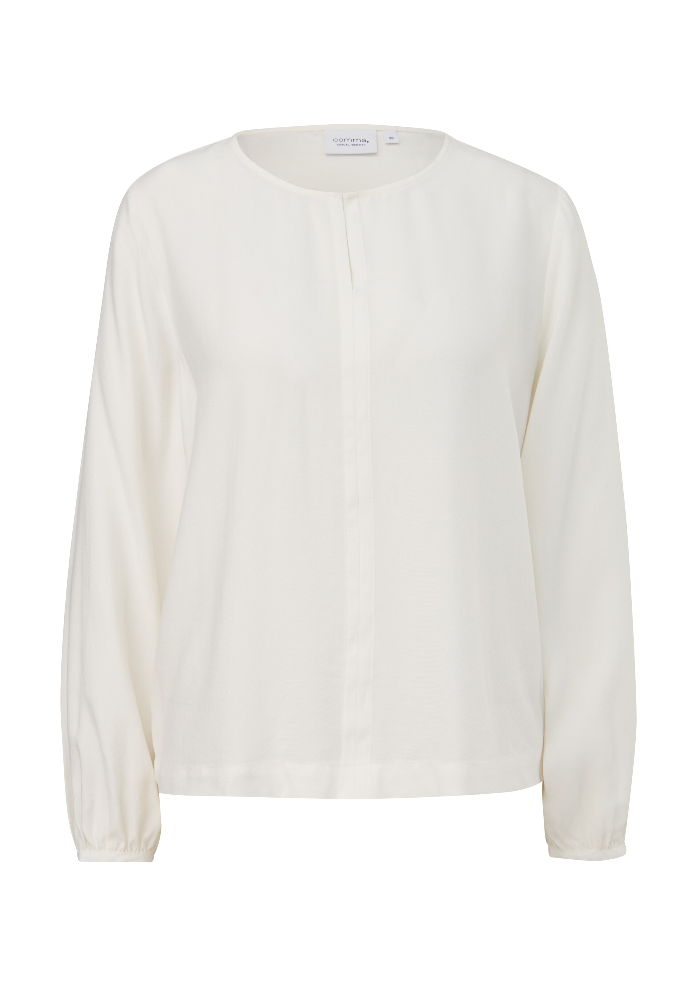 comma casual identity Bluse in Weiß: Vorderseite