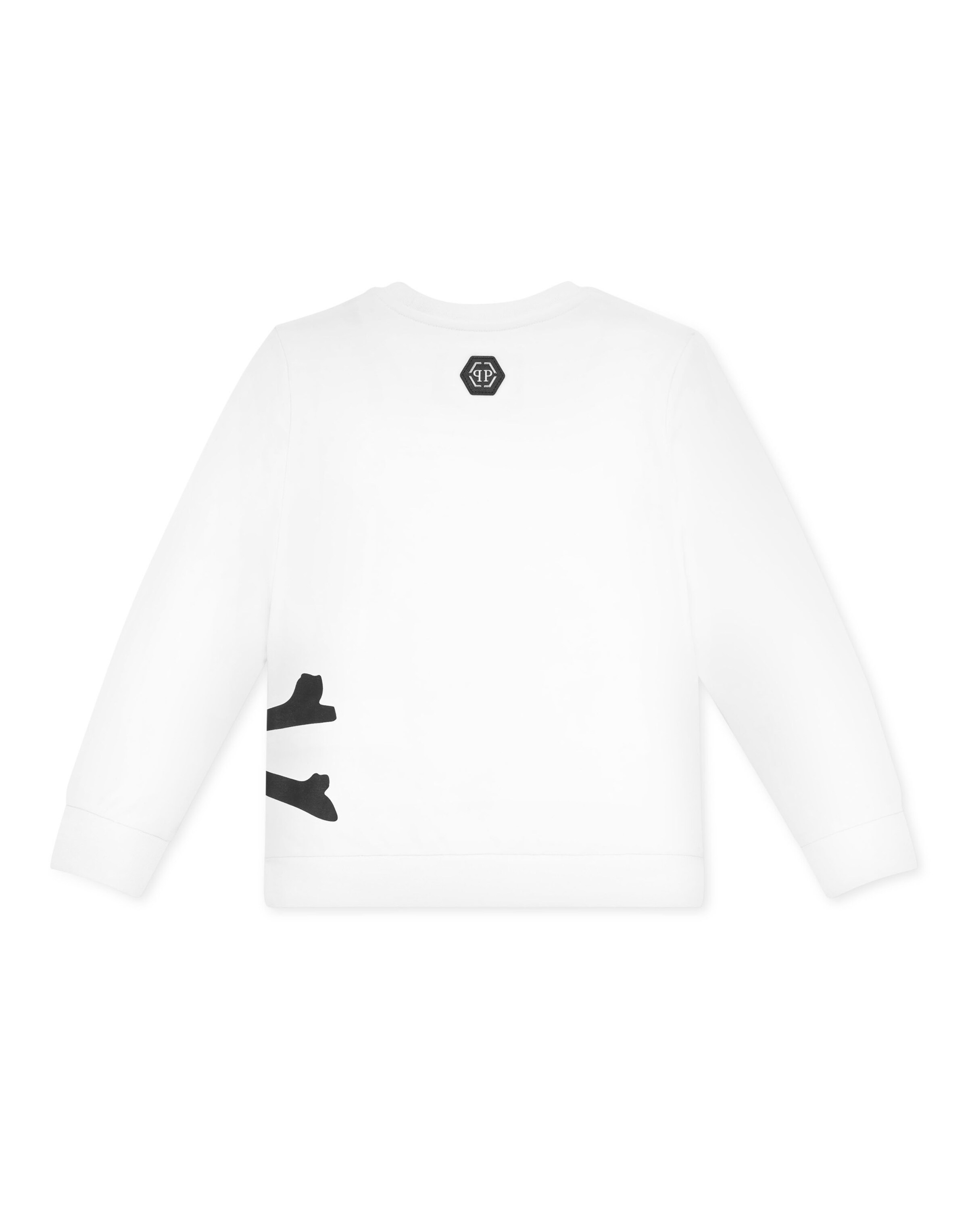 Philipp Plein - Sudadera 'Skull' en blanco