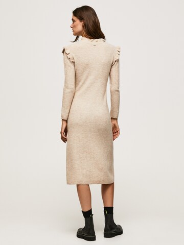 Pepe Jeans - Vestido de punto 'TERESA' en beige