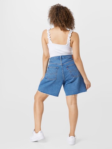 Levi's® Plus Štandardný strih Džínsy '501® 90s Shorts' - Modrá