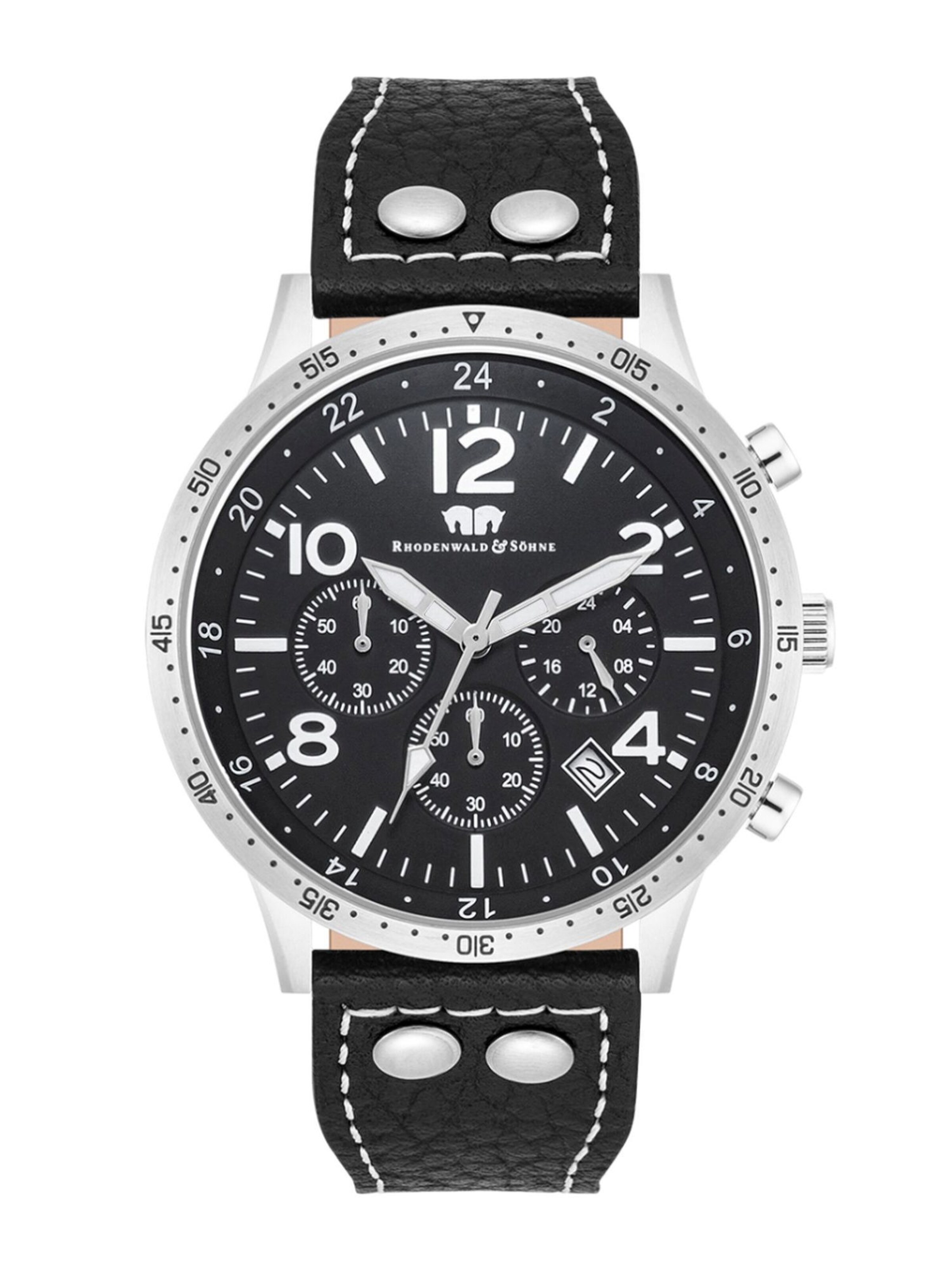 Rhodenwald & Söhne Analog Watch in Silver: front