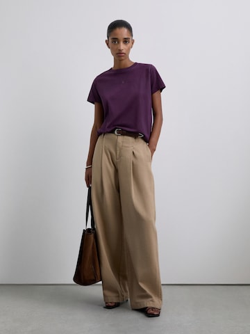 T-shirt Scalpers en violet : devant