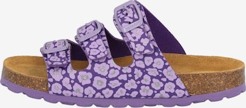 Palado Slippers 'Kids Capri G Print' in Purple