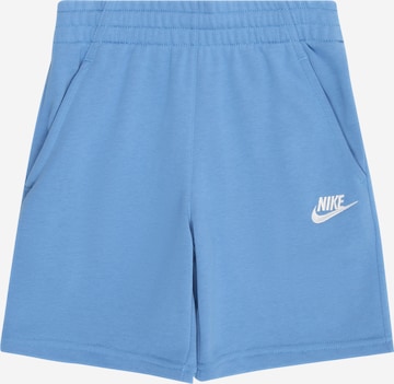 Nike Sportswear Regular Housut 'CLUB' värissä sininen: etupuoli