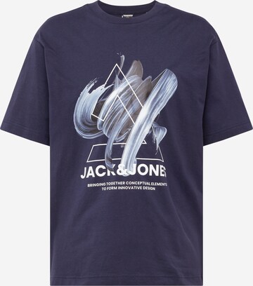 T-Shirt 'TINT' JACK & JONES en bleu : devant