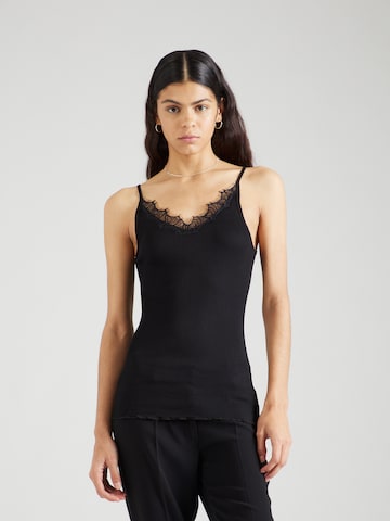 SAINT TROPEZ - Top 'Maya' en negro: frente