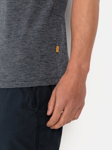 CAMEL ACTIVE Poloshirt aus zertifizierter Baumwolle in Blau