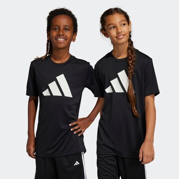 Tricou funcțional 'Train Essentials Aeroready Logo -Fit' de la ADIDAS SPORTSWEAR pe negru