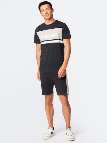 JACK & JONES Jogging ruhák - fekete: elől