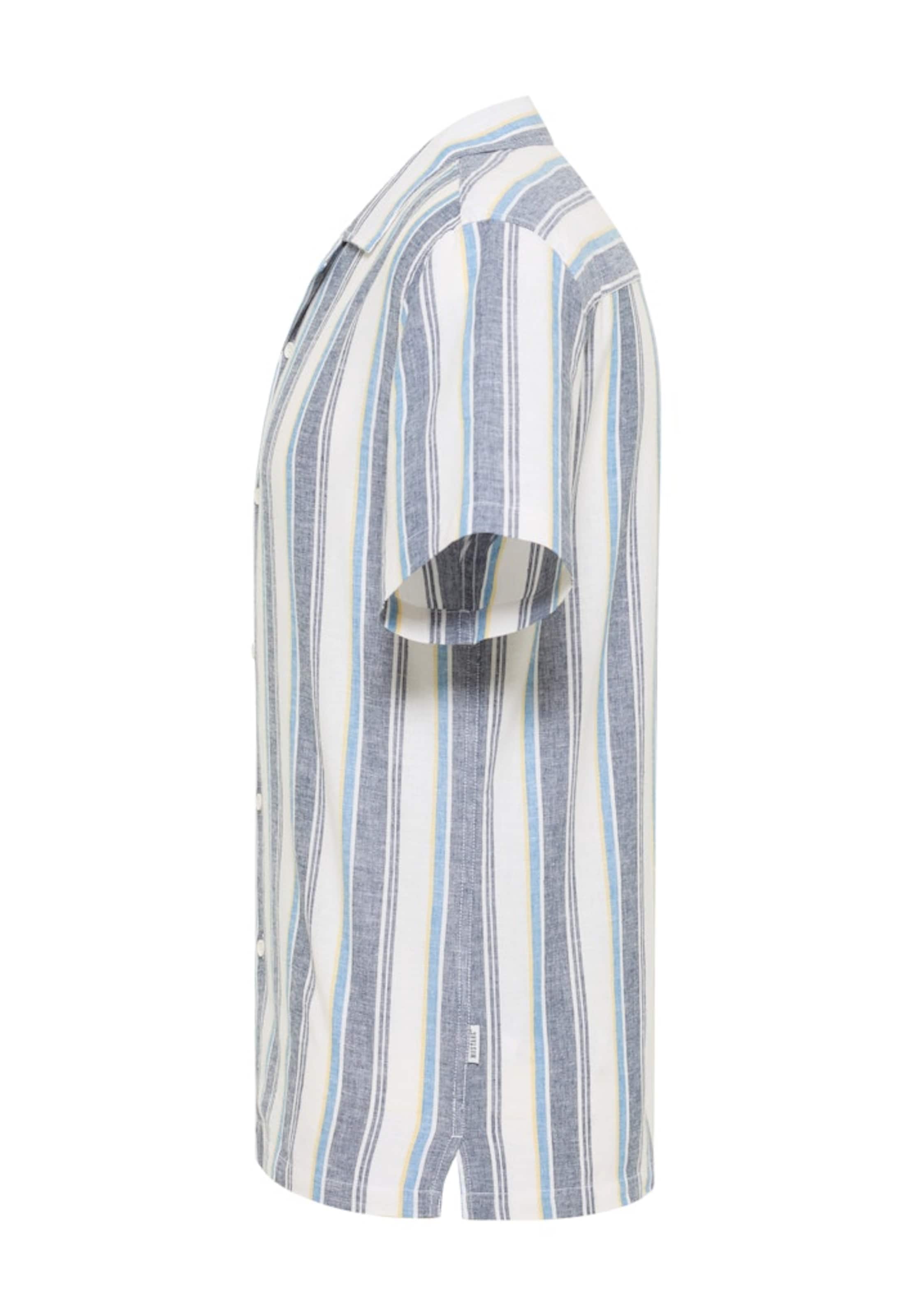 MUSTANGRegular Fit Košulja 'Layton' - plava boja