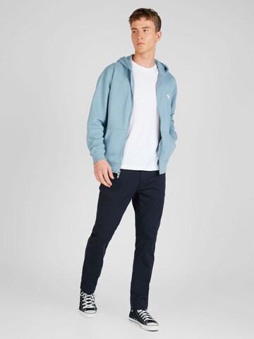 Abercrombie & Fitch Sweatjacke in Blau