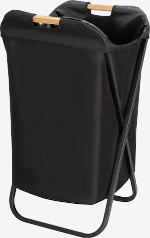 Wenko Laundry Basket 'Loft' in Black: front