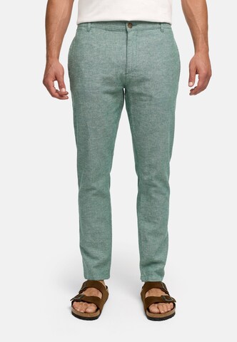 INDICODE JEANS Regular Chino 'Lino' in Groen: voorkant