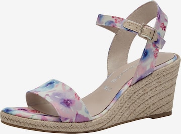 Tamaris Sandale in Lila: Vorderseite