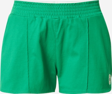 CONVERSE Normální Kalhoty – zelená: přední strana