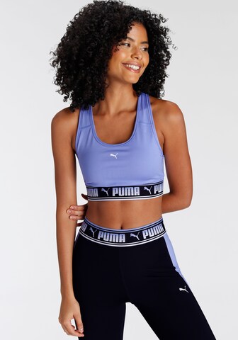 PUMA - Bustier Sujetador deportivo en lila