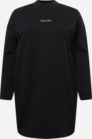 Calvin Klein Curve Kleit, värv must: eest vaates