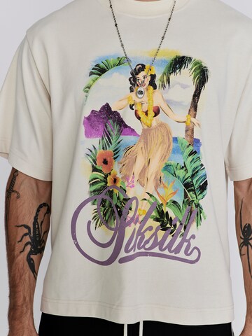 T-Shirt SikSilk en beige