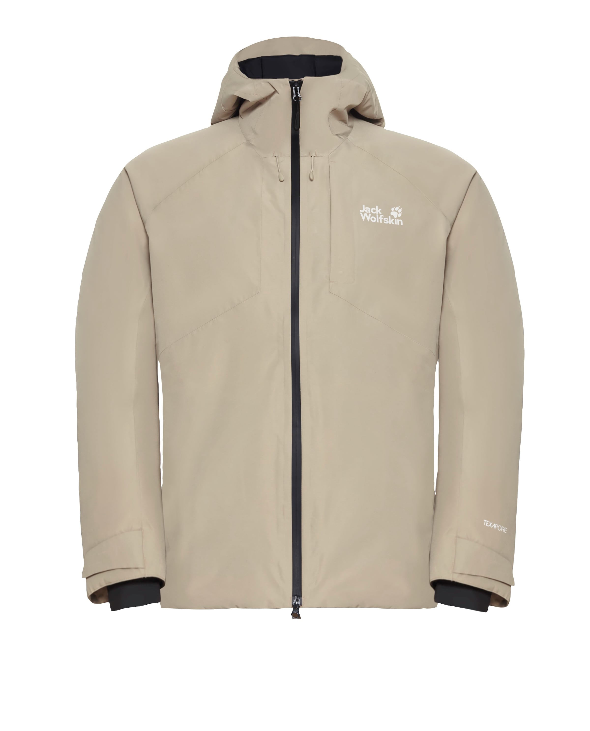 JACK WOLFSKIN Outdoor jacket in Beige: front