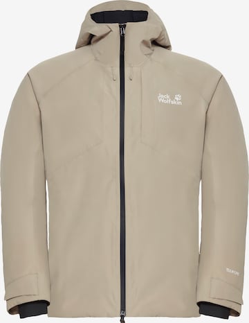 Veste outdoor JACK WOLFSKIN en beige : devant