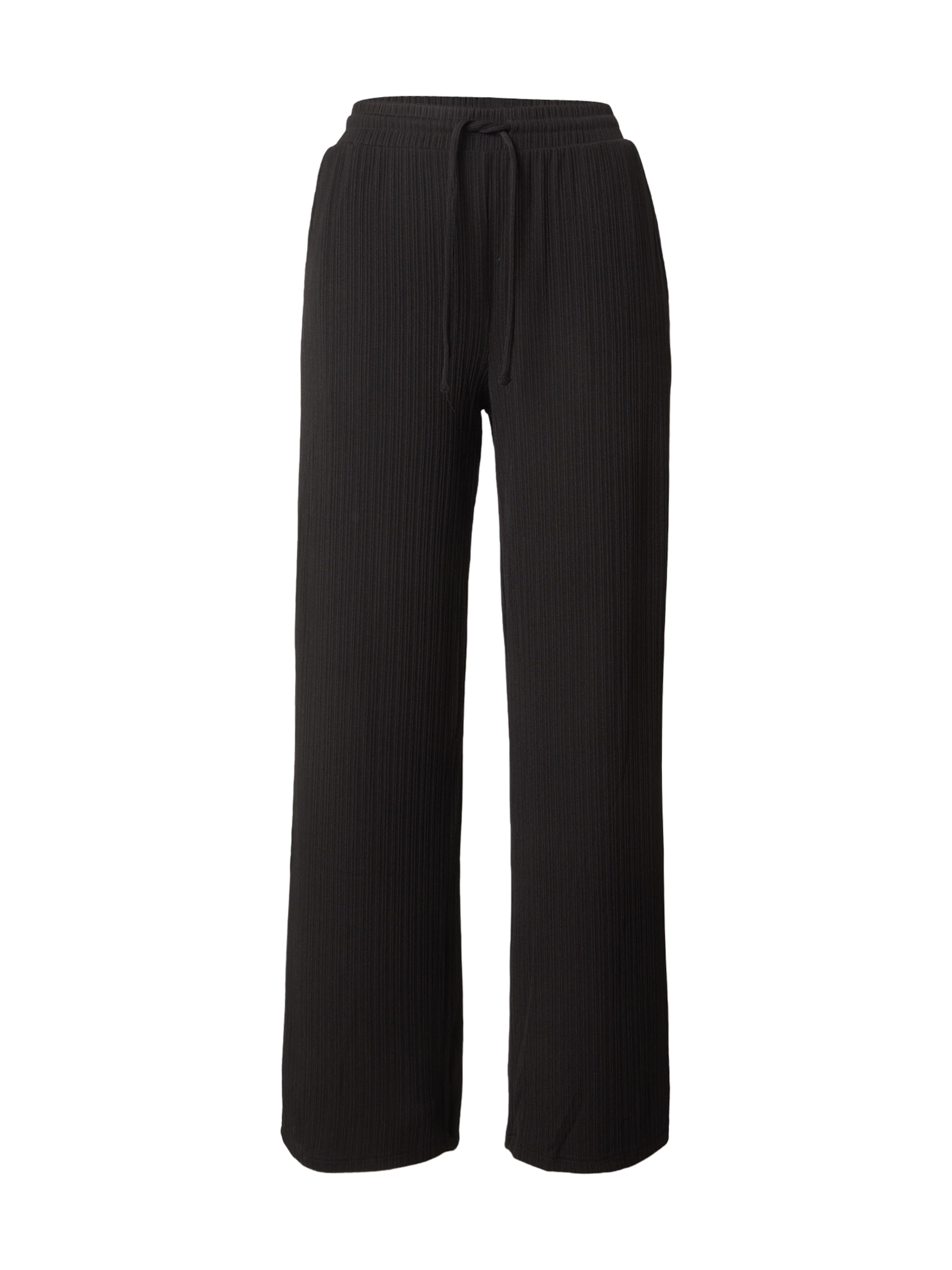 Hailys - Loosefit Pantalón 'Rh44ea' en negro: frente