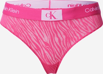 Calvin Klein Underwear String in Pink: front
