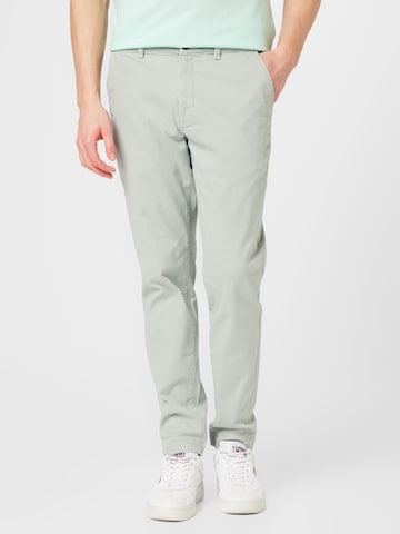 Coupe slim Pantalon chino 'MARCO DAVE' JACK & JONES en gris : devant