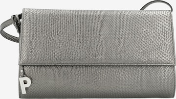 Picard Clutch 'Auguri' in Grey: front