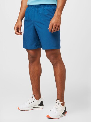 UNDER ARMOUR Regular Sportbroek in Blauw: voorkant