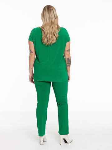 YOEK Skinny Leggings 'Dolce' in Green