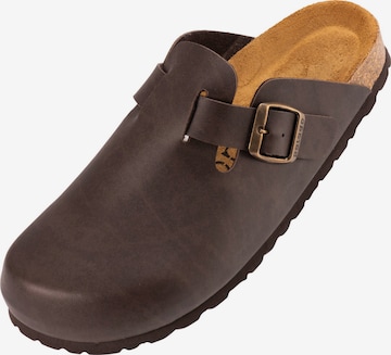 Palado Mules 'Kiel' in Brown: front