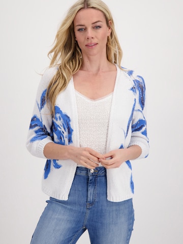 Cardigan monari en bleu : devant