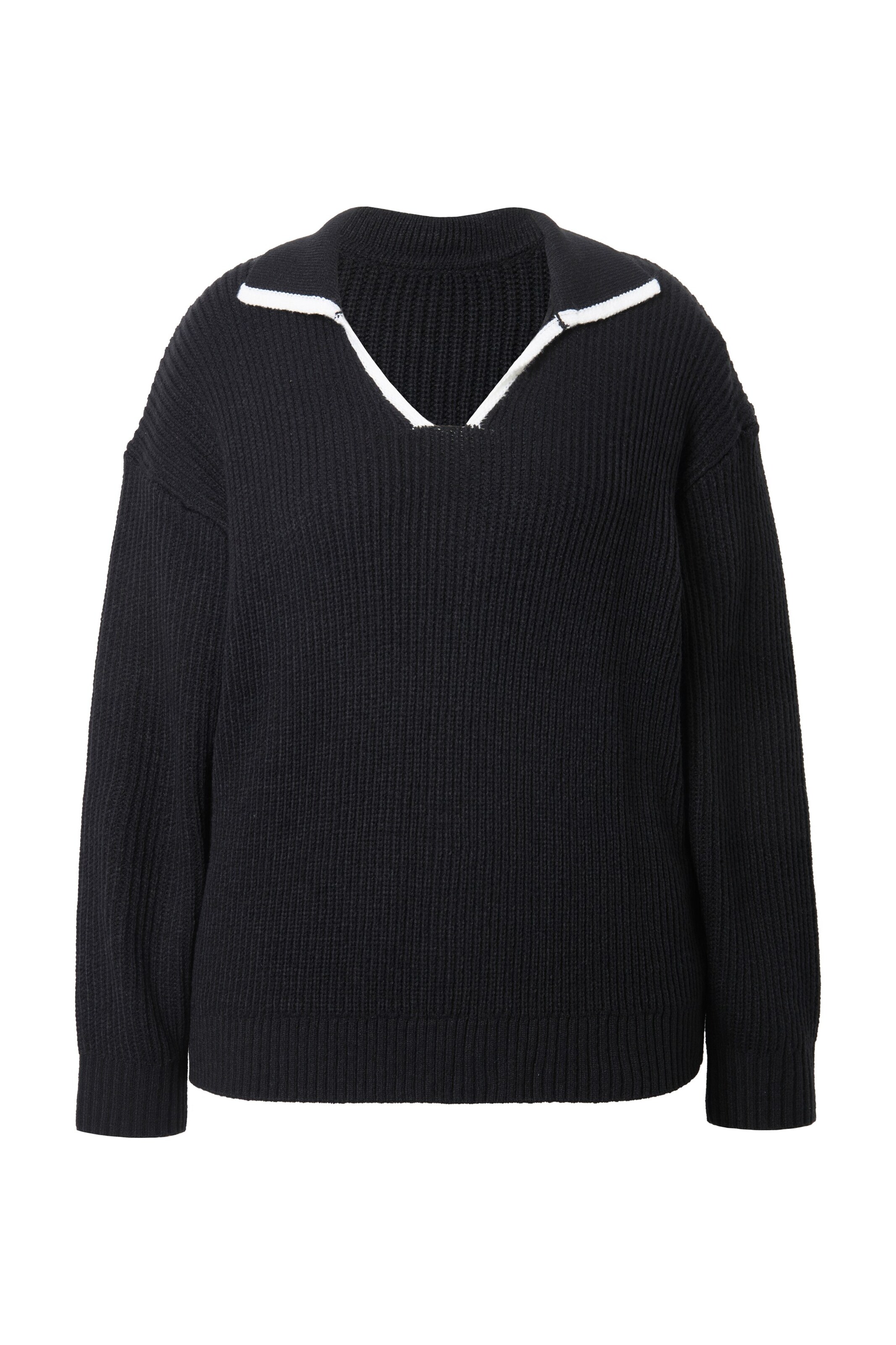 Studio Untold Pullover in Schwarz: Vorderseite