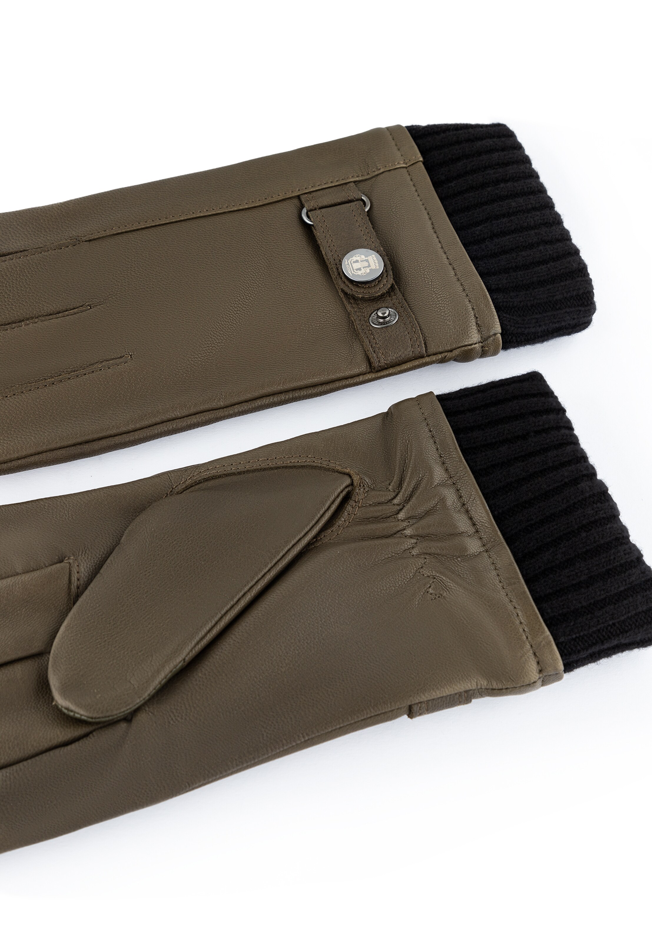 Roeckl Full finger gloves 'DAHLEN TOUCH' in Green