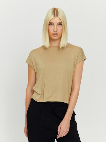 mazine T-Shirt ' Golden T ' in Beige: predná strana