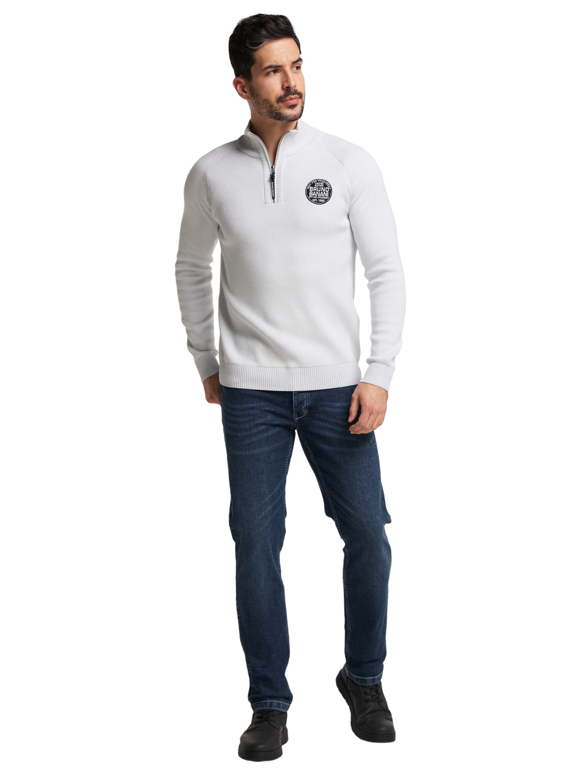 Bruno Banani Pullover ' BANKS ' in Grau