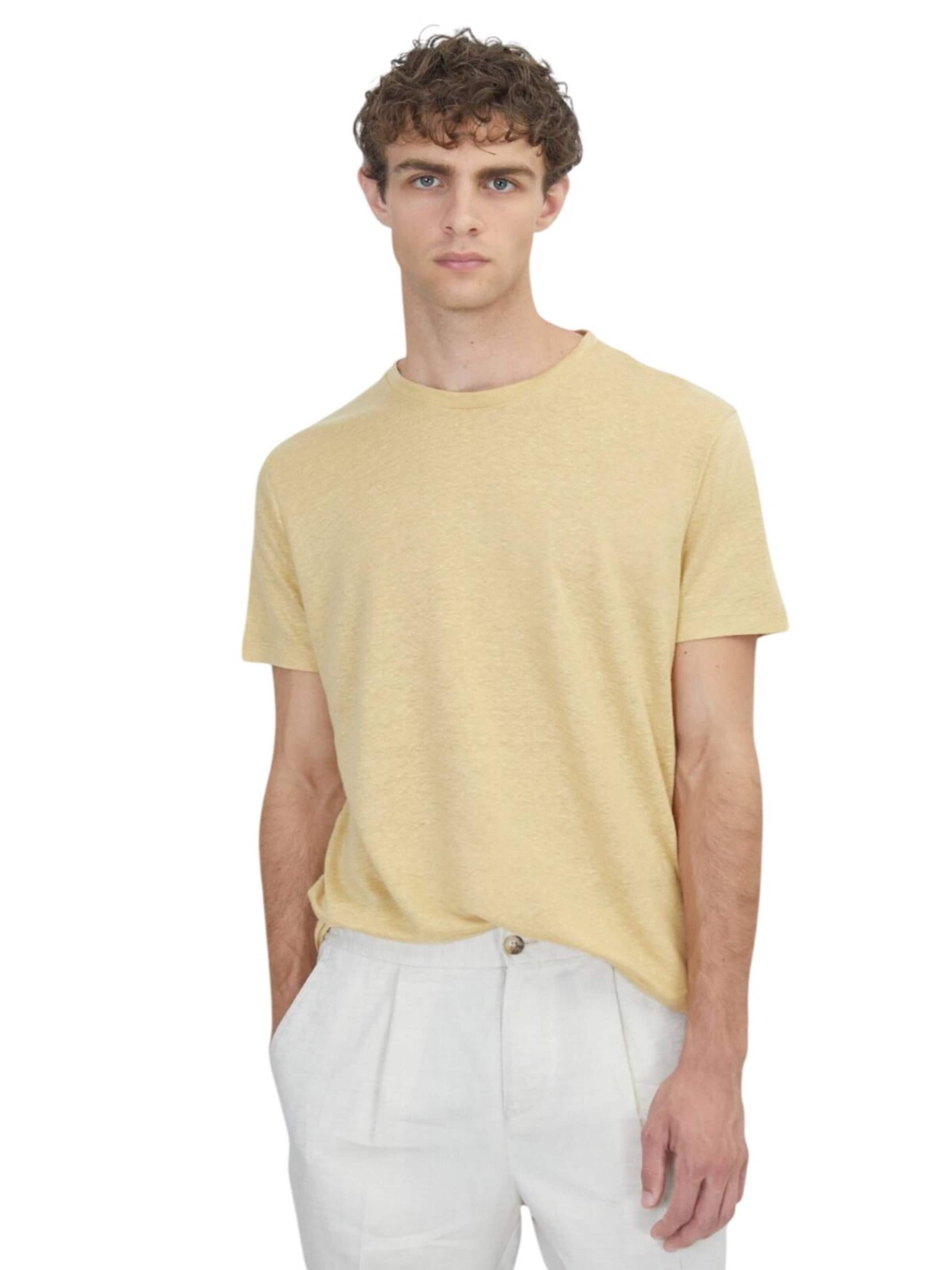 Ramsey Shirt in Yellow: front