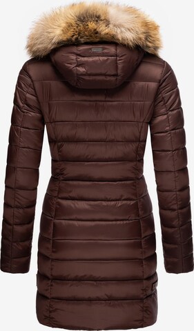 MARIKOO Winter coat 'Rose' in Brown