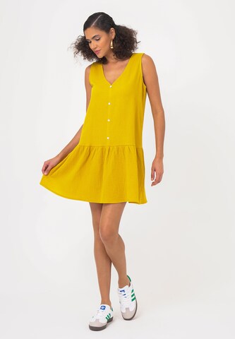 FRESHLIONS Summer Dress 'Penelope' in Yellow